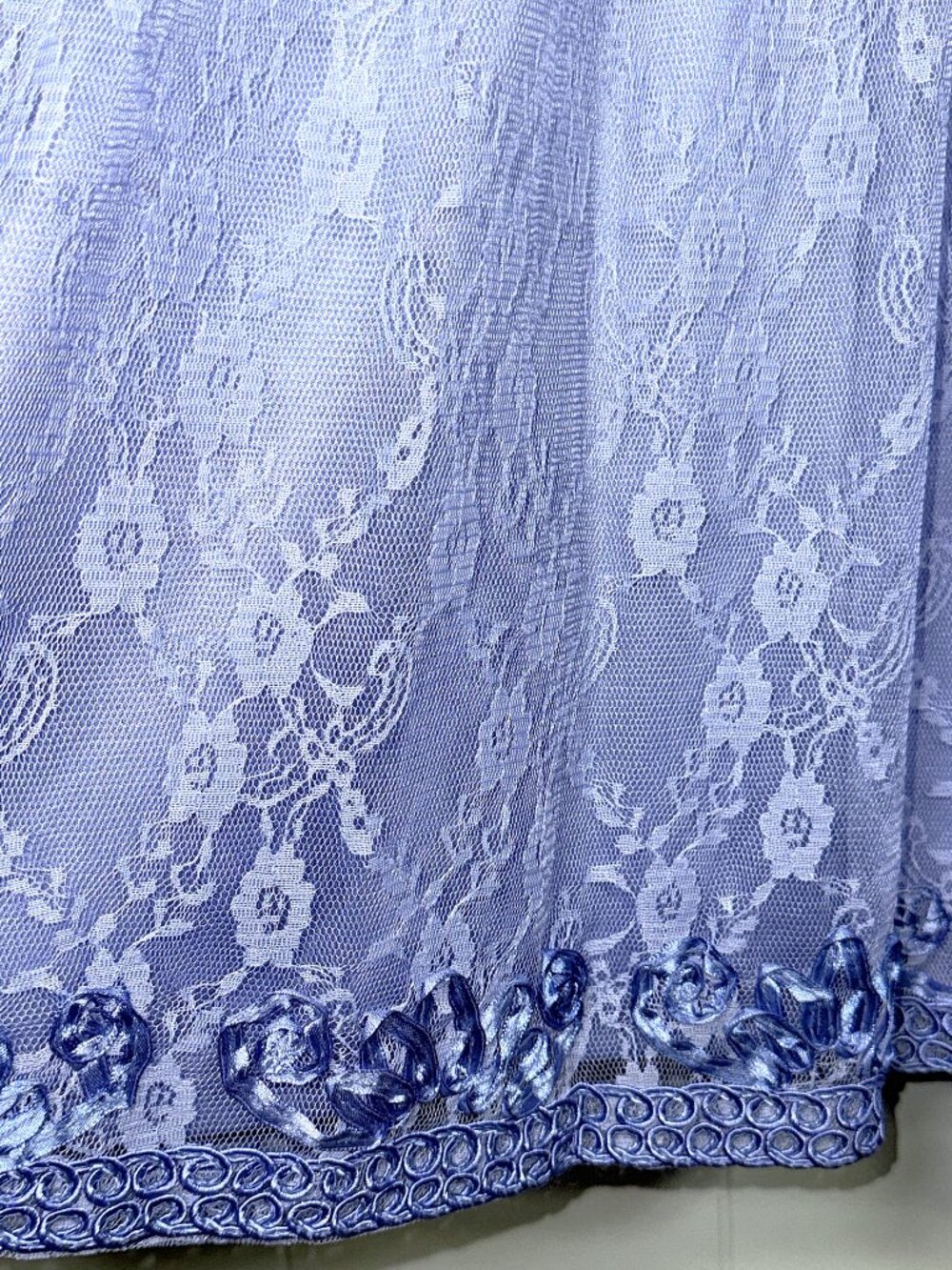 Sue Wong Asian Inspired Mandarin Collar Floral Lace Applique Built-inBra Dress 4 - Picture 7 of 10